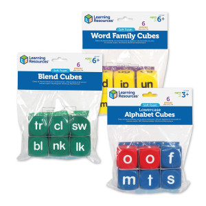 Learning Resources Phonics Cubes Class Set Set Of 18