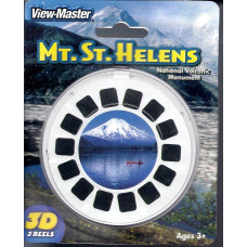 Viewmaster 3D 3Reel Card Mt St Helens