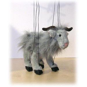 Sunny Puppets Grey Baby Goat Marionette