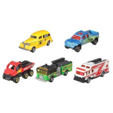 Matchbox Emergency Series Gift 5-Pack 1:64 Scale Collectible Die Cast Metal Toy Car Model