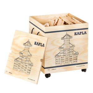 Kapla Wooden Construction Set 1000 Building Planks In A Chest For Ages 3