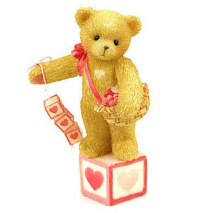 Cherished Teddies Heart Dangling Blocks 203084