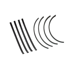 Aquaplay 2078019 Sealing Strips 8Piece Black