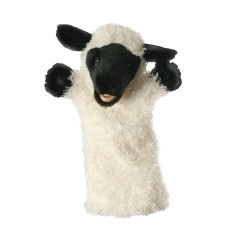 Longsleeved Glove Puppets Sheep White