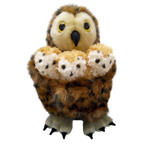 Hideaway Puppets Tawny Owl With 3 Babies