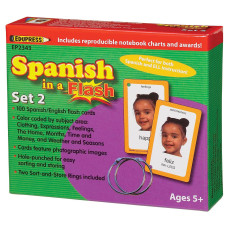 Edupress Spanish In A Flash Cards Set 2 Ep62343