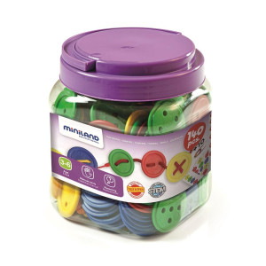 Lacing Buttons 140 Pieces Jar