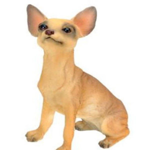 Chihuahua Tan Dog Collectible Statue Figurine Figure Sculpture