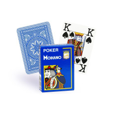 Modiano 300488 Italy Poker 4 Jumbo Index Light Blue