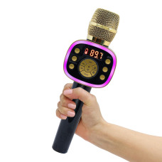 Carpool Karaoke Machine For Kids Adults Carpool Karaoke The Mic 20 Wireless Bluetooth Karaoke Microphone With Voice Chan