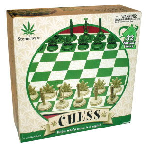 Icup Stonerware Chess Set Game