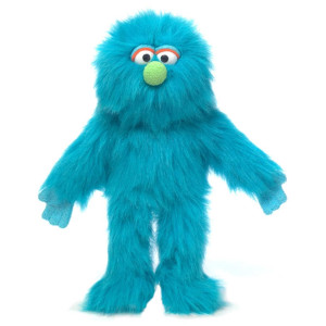 Silly Puppets 14" Blue Monster Hand Puppet - Fun & Interactive