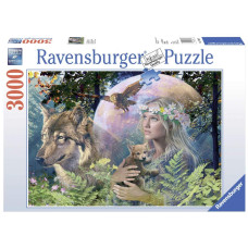 Ravensburger Adult Puzzle 3000 Piece Jigsaw Puzzle Wolves In The Moonlight Adults And Children From 14 Years Old Premi