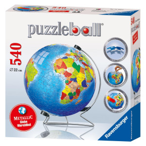 Ravensburger Metallic Earth 540 Piece Puzzleball