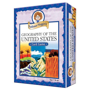 Professor Noggins Geography Of The United States An Educational Trivia Based Card Game For Kids Trivia True Or False And