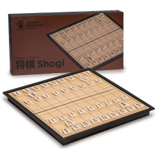 Yellow Mountain Imports Shogi Japanese Chess Magnetic Travel Game Set 975Inch