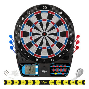 Viper 787 Electronic Dartboard Ultra Thin Spider For Increased Scoring Area Free Floating Segments Locking Segment Holes For