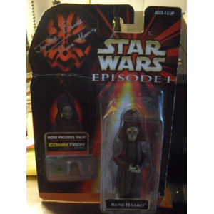 Star Wars Rune Haako Signed Autographed Episode I 1 Action Figure