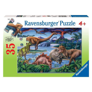 Ravensburger Dinosaur Playground 35 Piece Jigsaw Puzzle For Kids Every Piece Is Unique Pieces Fit Together Perfectly