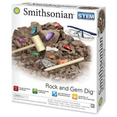 Smithsonian Rock And Gem Dig Brown