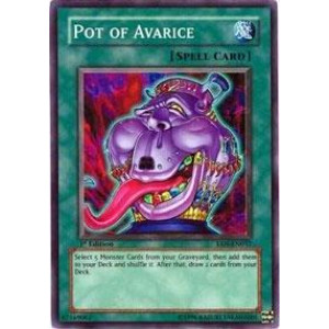 Yugioh Pot Of Avarice Eenen037 Elemental Energy 1St Edition Super Rare