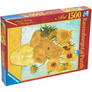 Ravensburger Van Gogh Puzzle Sunflowers Puzzle 1500 Pieces Puzzles For Adults Puzzle 1500 Pieces Adults Glue Puzzle For F