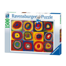 Ravensburger Kandinsky Color Study Of Squares And Circles 1913 1500 Piece Puzzle