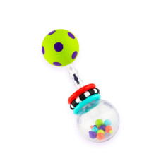 Sassy Spin Shine Rattle Developmental Toy Colors May Vary