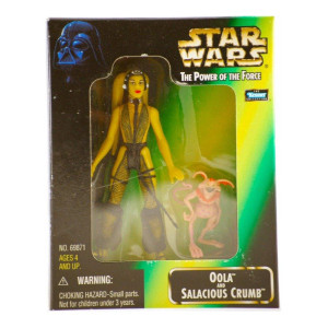 Oola Jabbas Slave Girl Dancer And Salacious Crumb Vintage 1998 Star Wars Power Of The Force 3 34 Inch Action Figures