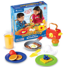 Learning Resources Pretend Play Rise Shine Breakfast 21 Pieces Ages 3 Pretend Play Food For Toddlers Preschool Learning