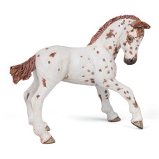 Papo Handpainted Figurine Horsesfoals And Ponies Brown Appaloosa Foal Figure51510 Collectible For Children Suit