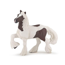 Papo Handpainted Figurine Horsesfoals And Ponies Skewbald Irish Cob Figure51513 Collectible For Children Suitab