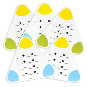 Learning Resources Write Wipe Fact Family Boards Set Of 5 Boards Ages 6 Multicolor 10 H In Ler3799