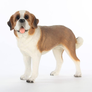 Saint Bernard Figurine Smooth Coat