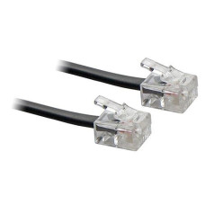 5M 5 Metre Long Adsl Internet Broadband Dsl Rj11 To Rj11 Cable Lead Black