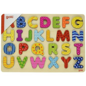goki Alphabet Puzzle with Numbers (26 Piece)