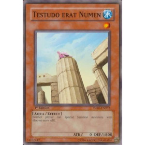 Yugioh Testudo Erat Numen Tshden032 The Shining Darkness 1St Edition Common