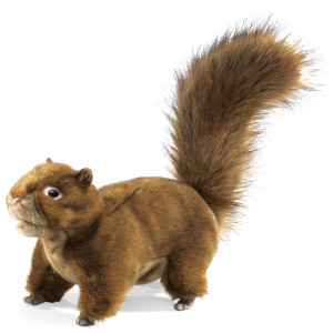 Folkmanis Red Squirrel Hand Puppet 1 Ea