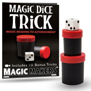 Magic Makers Easy Magic Trick Dice Mind Reading Effect