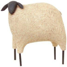 Bb Sheep Black Faced Large Primitive Country Rustic