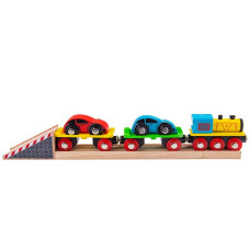 Bigjigs Rail Wooden Car Loader Other Major Rail Brands Are Compatible