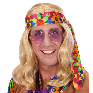 Widmann Lennon In Polybag Blonde Wig For Hair Accessory Fancy Dress