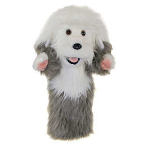 Longsleeved Glove Puppets Old English Sheepdog