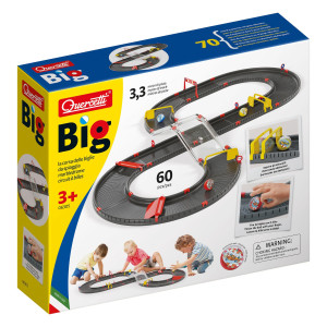 Quercetti Big Marbledrome Marble Race Track Beginner Marble Run Includes 60 Pieces With Over 10 Feet Of Track Ramps And Obsta