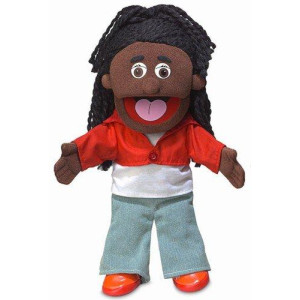 14 Sierra Black Girl Hand Puppet