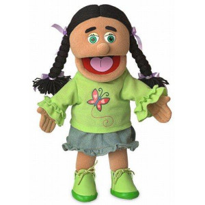 Silly Puppets 14" Jasmine Hispanic Girl Hand Puppet