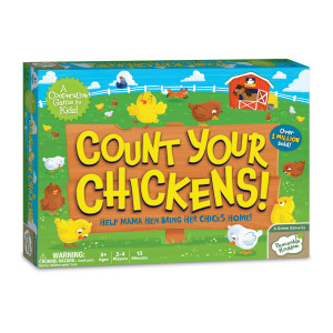 Peaceable Kingdom Count Your Chickens Award Winning Cooperative Counting Game For 2 To 4 Kids Ages 3