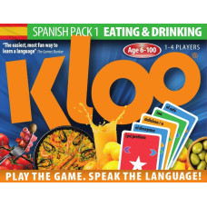 Kloo Learn Spanish Card Game Food Drink Vocabulary Fun For Family Kids Adults School Speak 100S Words In A Flash Th