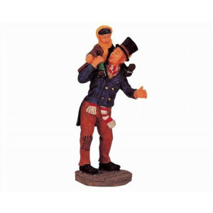 Lemax Caddington Village Collection Bob Cratchit Tiny Tim Figurine 02403