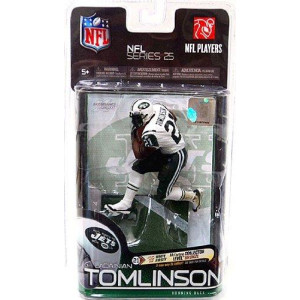 Mcfarlane Toys Nfl Sports Picks Series 25 Action Figure Ladainian Tomlinson New York Jetswhite Jersey Variant